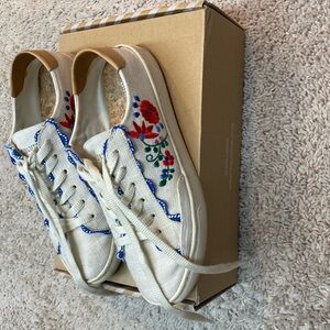 Soludos Ibiza embroidered sneaker